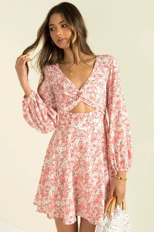 Mala Dress / Pink Floral