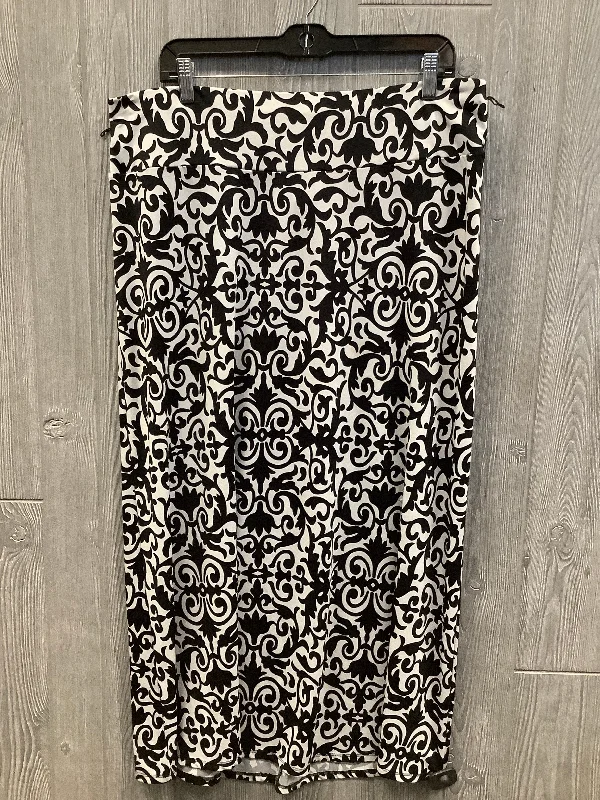 Skirt Maxi By Worthington In Black, Size: 12