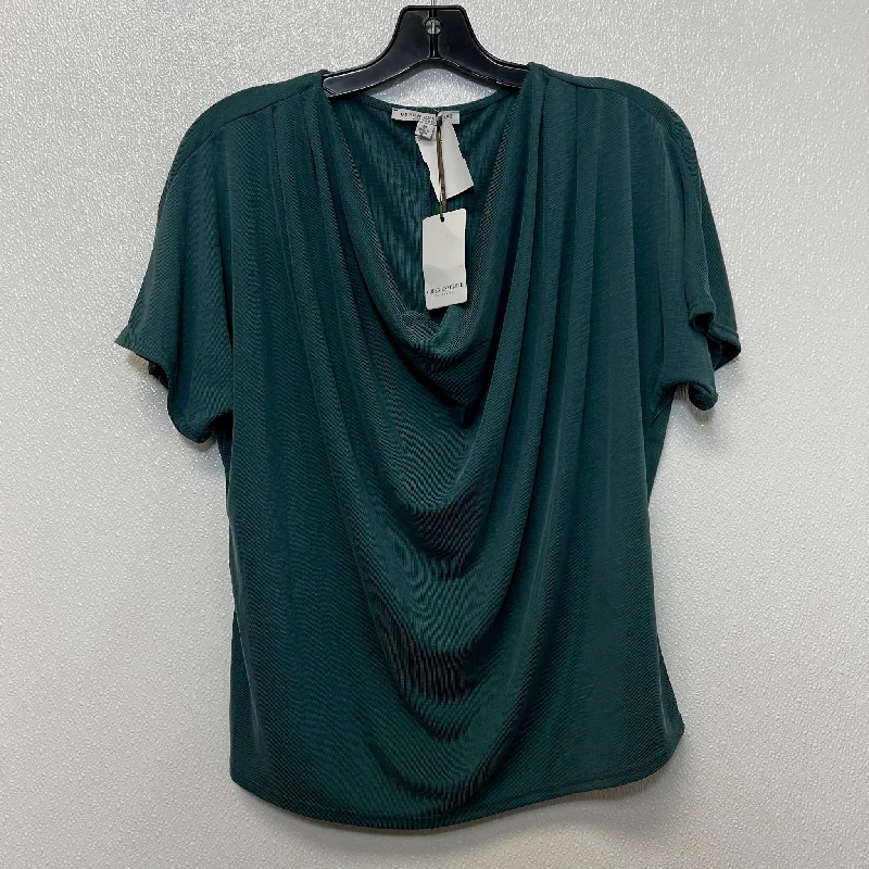 Top Short Sleeve By Green Envelope In Green, Size: M