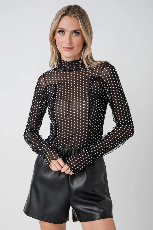 Free People Charlie Printed Mesh Top