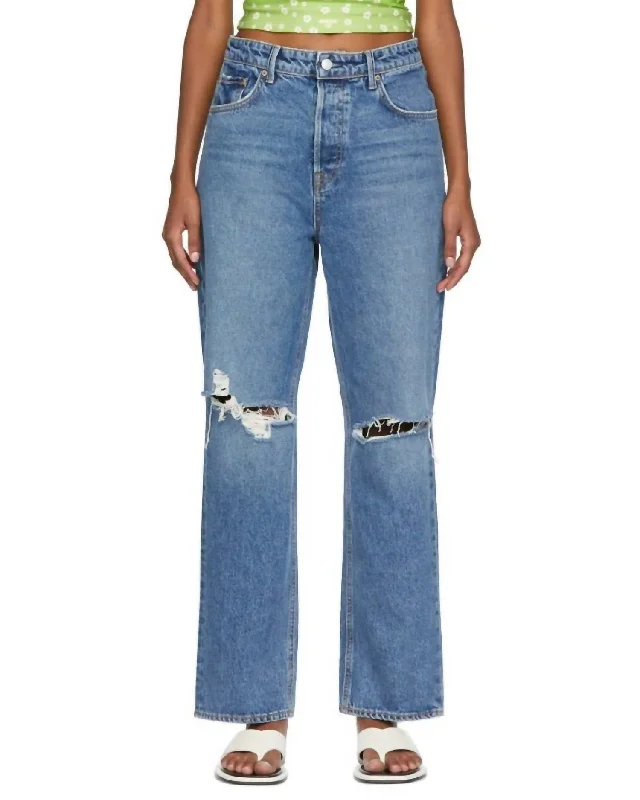 Amanda Mid Rise Jean In Blue