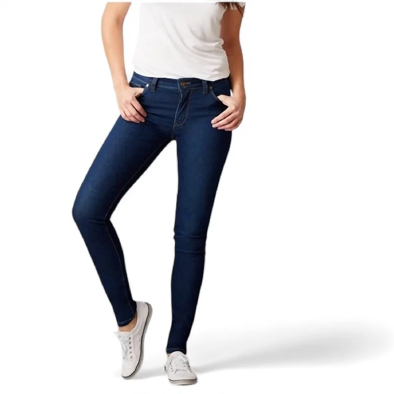 Jennifer Skinny Jeans In Navy Emana