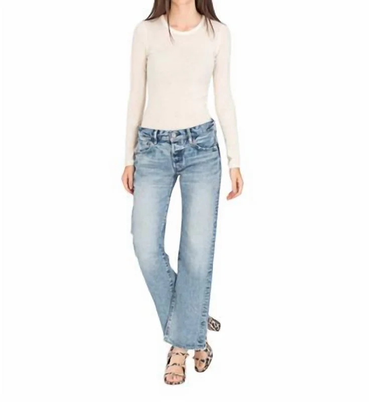 Joelton Straight-Low Jeans In Ltblu