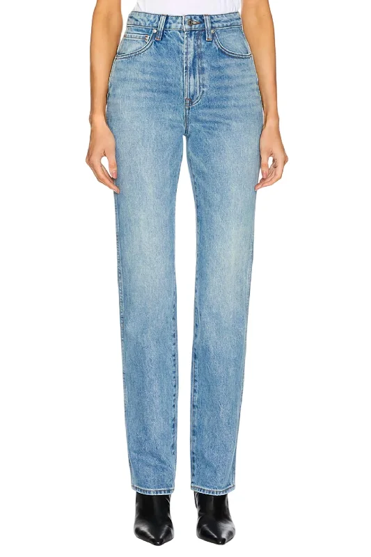 Sara Super High Rise Slim Straight In Lenox Hill