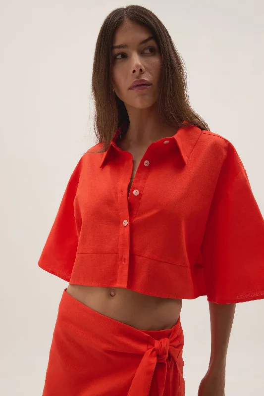 Airlie Cropped Shirt