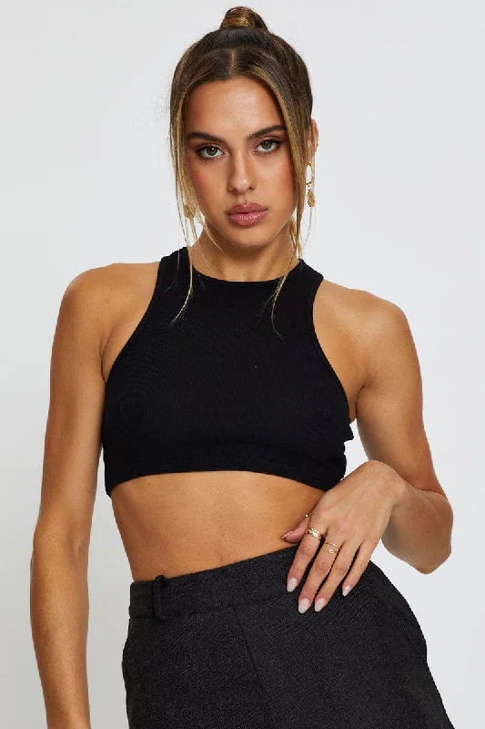 Black Crop Top