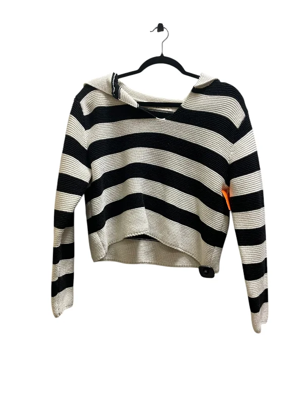 Top Long Sleeve By Clothes Mentor In Striped Pattern, Size: M