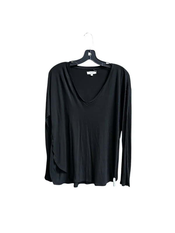 Top Long Sleeve By Madewell In Black, Size: M