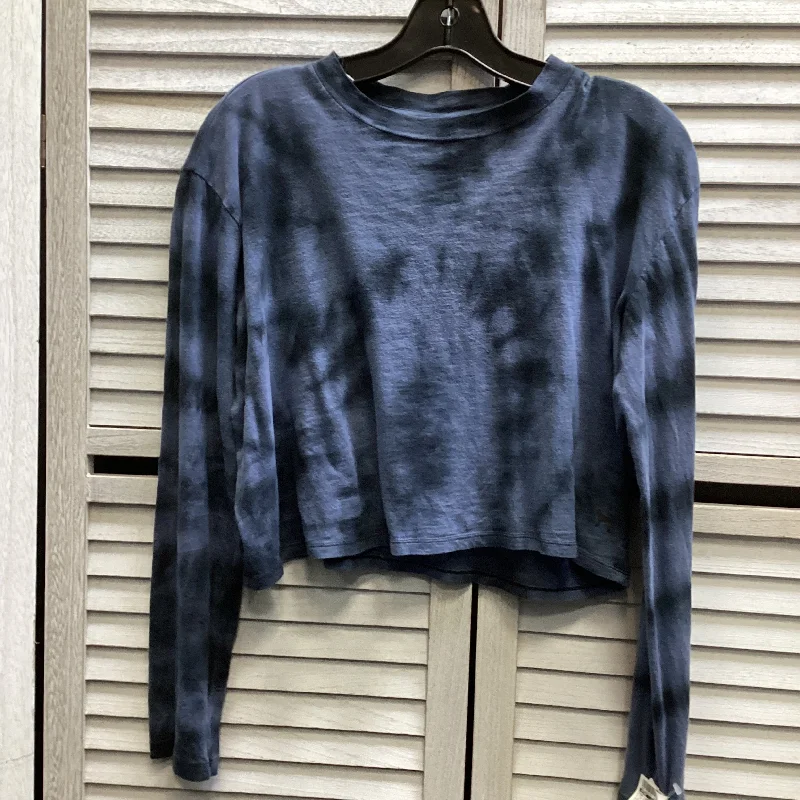 Top Long Sleeve By Pink In Tie Dye Print, Size: Xs