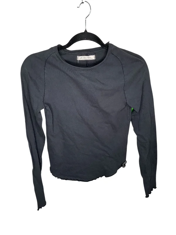 Top Long Sleeve By We The Free In Black, Size: S