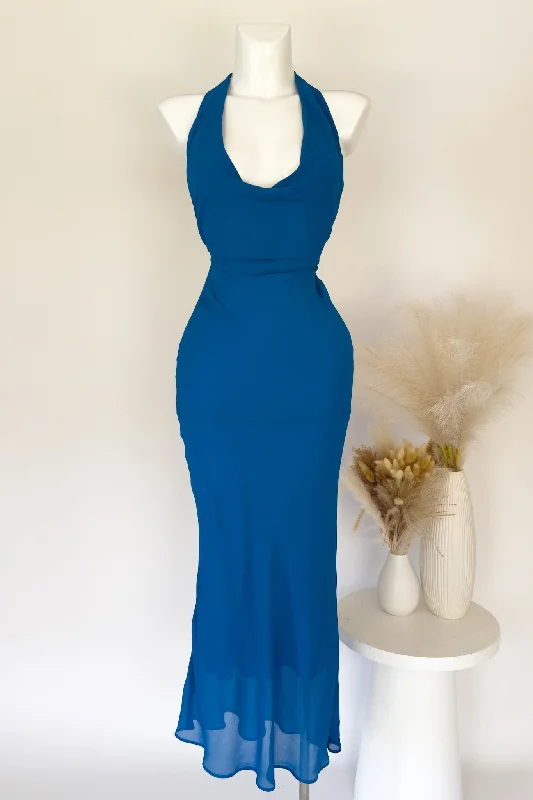 Blue Maxi Dress - SAMPLE SALE