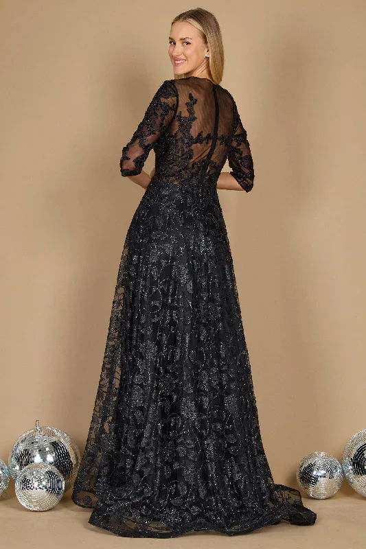 Long Formal Lace Evening Dress