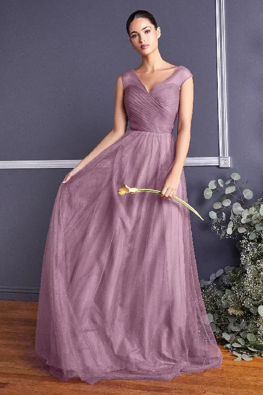 Cinderella Divine ET320 Long Plus Size Formal Dress Bridesmaid Gown