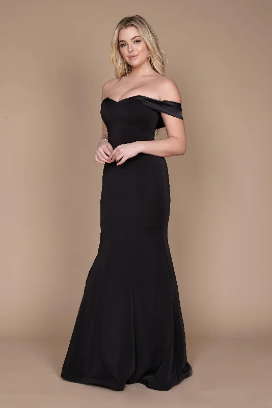 Long Formal Black Evening Mermaid Dress