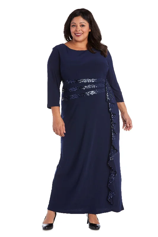 R&M Richards 3780W Long Formal Plus Size Dress