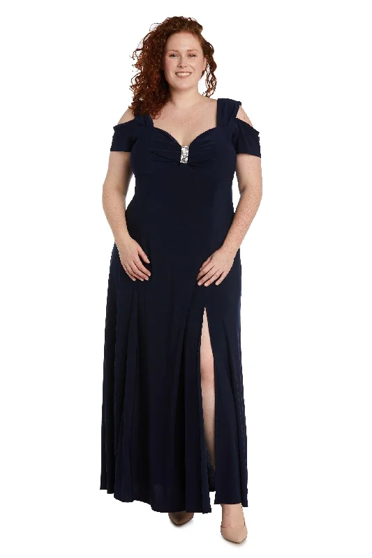 R&M Richards 1367W Long Plus Size Formal Evening Dress