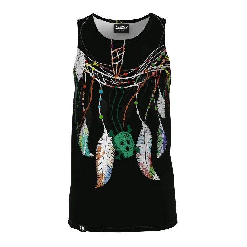 Sacral Feathers Tank Top