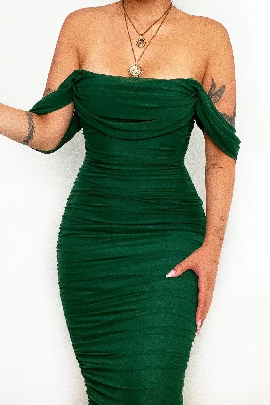 Tilly Midi Dress - Green